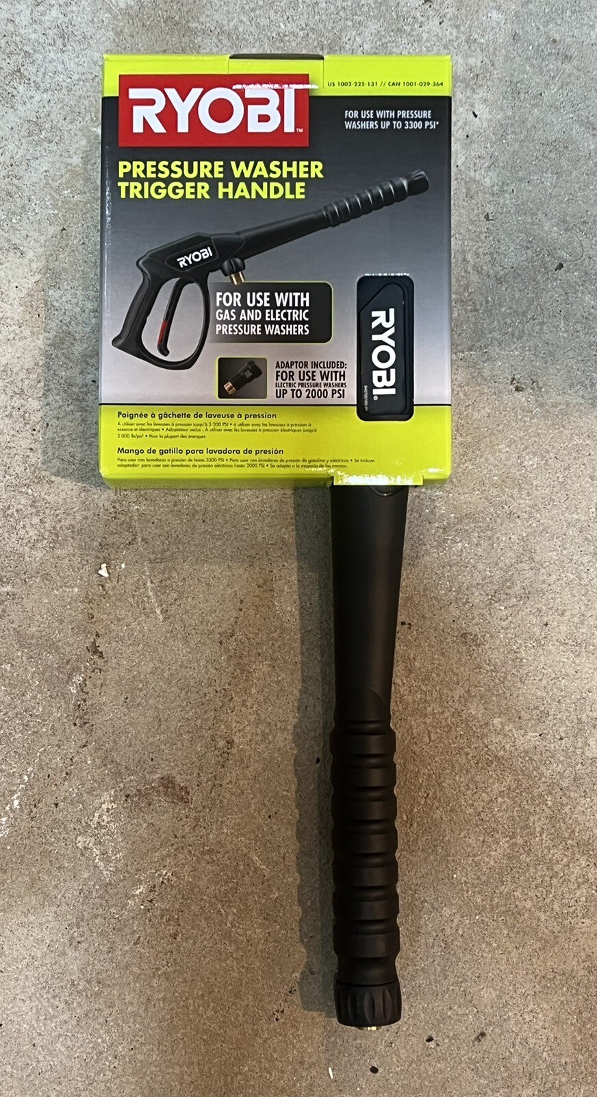 Ryobi 3,300 PSI Pressure Washer Trigger Gun Wand Handle Replacement Kit