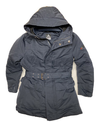 Peuterey Down Coat Jacket Womens Size XL (IT 46) Navy Color