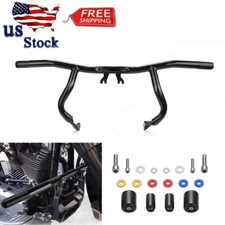 Front Highway Engine Guard Crash Bar For Harley Touring CVO Road Glide 2023-2024