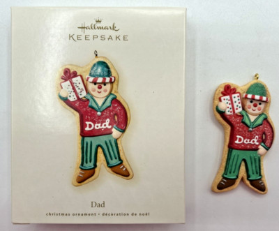 2007 Hallmark Gingerbread Dad Keepsake Ornament U67