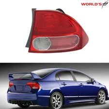 Tail Light Back Lamp For Honda Civic 2006-2008 Halogen Rear Passenger Right Side