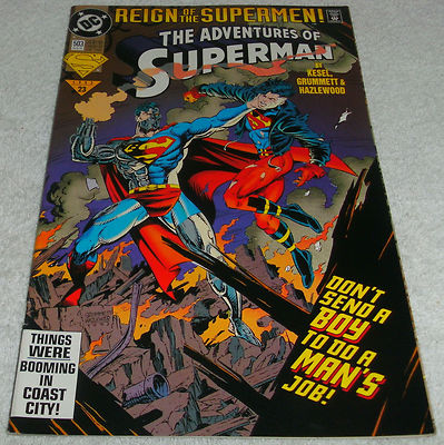 DC COMICS THE ADVENTURES OF SUPERMAN # 503 VF+ REIGN OF THE SUPERMEN 1993
