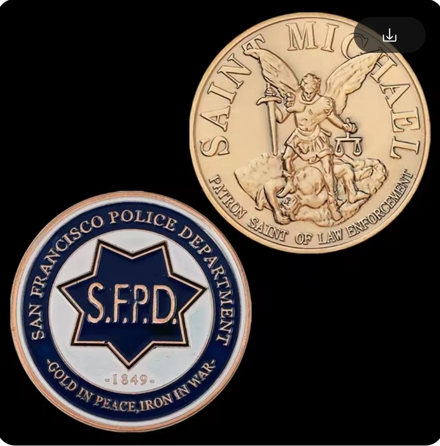 SAN FRANCISCO Police Collector Challenge COIN Gedenk Münze Badge Abzeichen SFPD