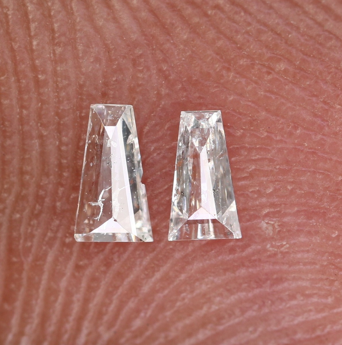 CT Baguette Salt and Pepper Diamond Loose Natural Gem for Ring