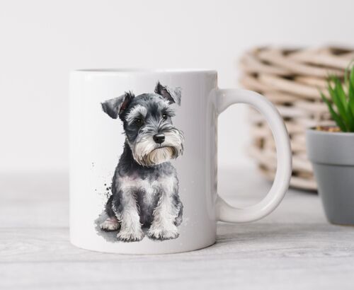 MINIATURE SCHNAUZER DOG COFFEE MUG GIFT - various designs to choose from! - Picture 13 of 15