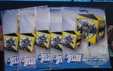 --LOT OF 5--  15in Anagram Cubez Batman Balloons Justice League