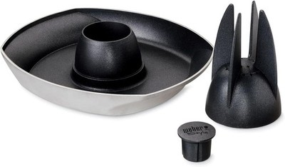 Weber 6731 Style Geflügelhalter Hähnchenbräter Edelstahl Zubehör Halterung Rost