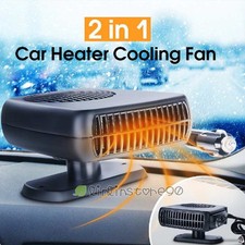 200W Portable Heater Heating Cooling Fan Defroster Demister for Car Truck 12V