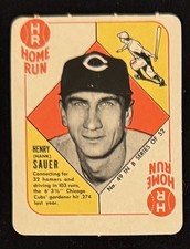 1951 Topps Blue Backs Hank Sauer - EX