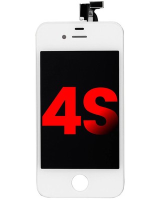 LCD-Display für iPhone 4S (Aftermarket Plus) (Weiß)