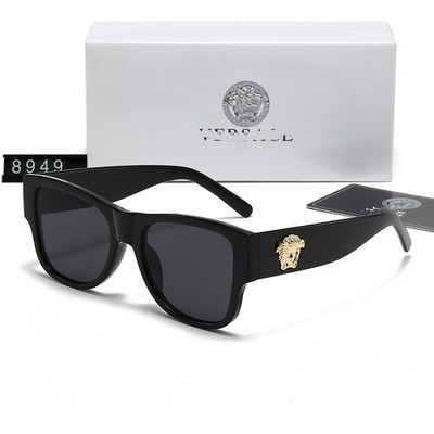 Men's Versacee Square Sunglasses Women s glasses outdoors Riding Fashion + Box