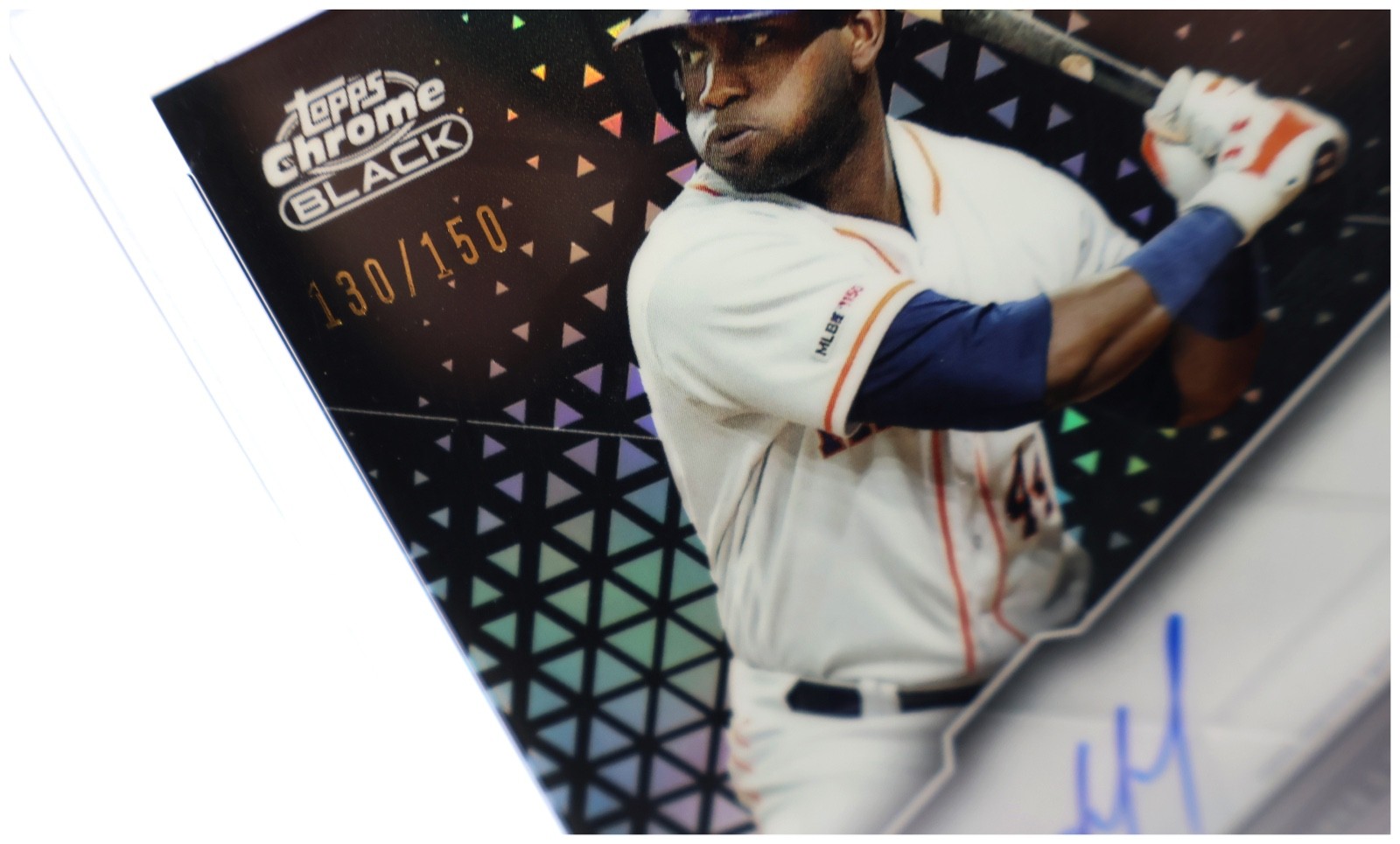 2020 Topps Chrome Black Yordan Alvarez #YA Refractor Auto RC /150 PSA GEM MT 10 view 2