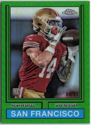 2024 Topps Chrome #74TF-11 Ricky Pearsall 1974 Topps Green Refractor #/99 RC