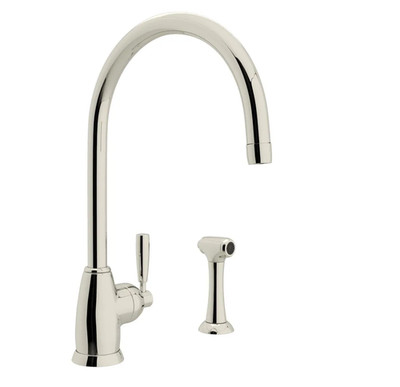 Perrin Rowe U.4846LS-PN-2 Holborn Kitchen Faucet Side Spray Polished Nickel NEW