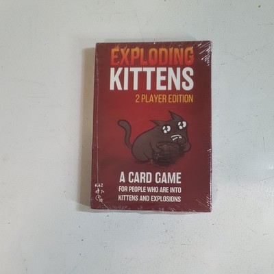 ''Exploding Kittens'' 2-Player Edition Import Brandneu Sealed 7+