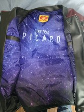 Star Trek Picard S3 Command Red Leather Jacket Hero Within Size Medium