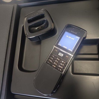 GENUINE NOKIA 8800 SIROCCO BLACK 8800S UNLOCKED GSM MOBILE PHONE MADE IN GERMANY