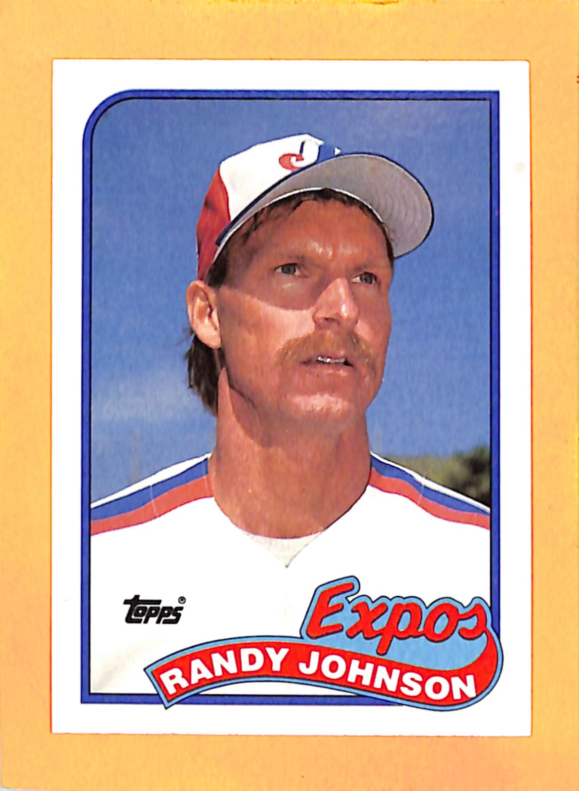 1989 Topps #647 Randy Johnson Montreal Expos Rookie