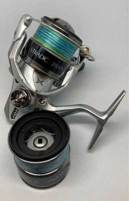 Shimano 15 Stradic 2500S Spinning Reel w/ Extra Spare Spool Hagane Body 5.0:1
