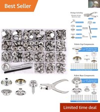 Easy-to-Use 354PCS Stainless Steel Snap Kit for Furniture & Outdoor Applications