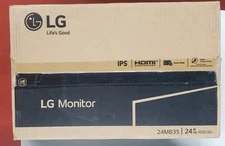 New, 24mb35v LCD, WHITE, 24"