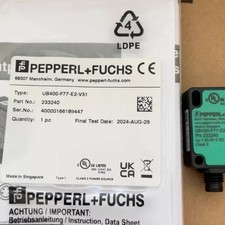 NEW Pepperl+Fuchs UB400-F77-E2-V31 transducers