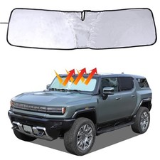 Car Sun Shade for Windshield Compatible with 2022 2023 2024 2025 Hummer EV
