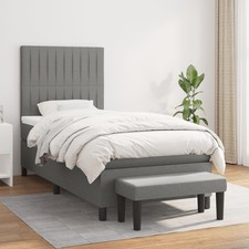 Boxspringbett Matratze Bett Bettgestell Polsterbett Lattenrost Stoff