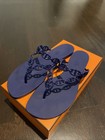HERMES ISLAND SANDALS SHOES SIZE 39 IRIS COLOR — photo 1