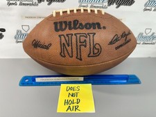 NFL WILSON GAME FOOTBALL BALL LEATHER PETE ROZELLE AMAZING CONDITION!