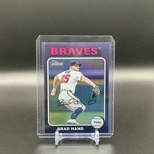 2024 Topps Heritage High Number - Brad Hand #361 Chrome Purple Refractor