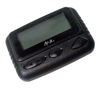 Gold Apollo Co. AP-700 GP healthcare alphanumeric text beeper pager, 450-470MHz