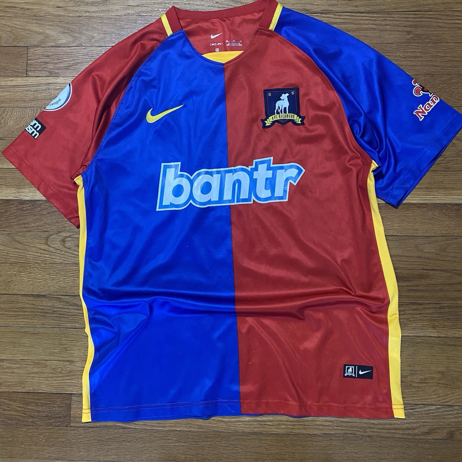 AFC Richmond #6 Kent Ted Lasso TV show Nike Shirt Soccer Jersey Size XL