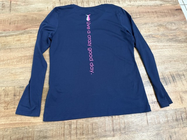 Tunaskin Womens Echo Performance Long Sleeve Navy… - image 9