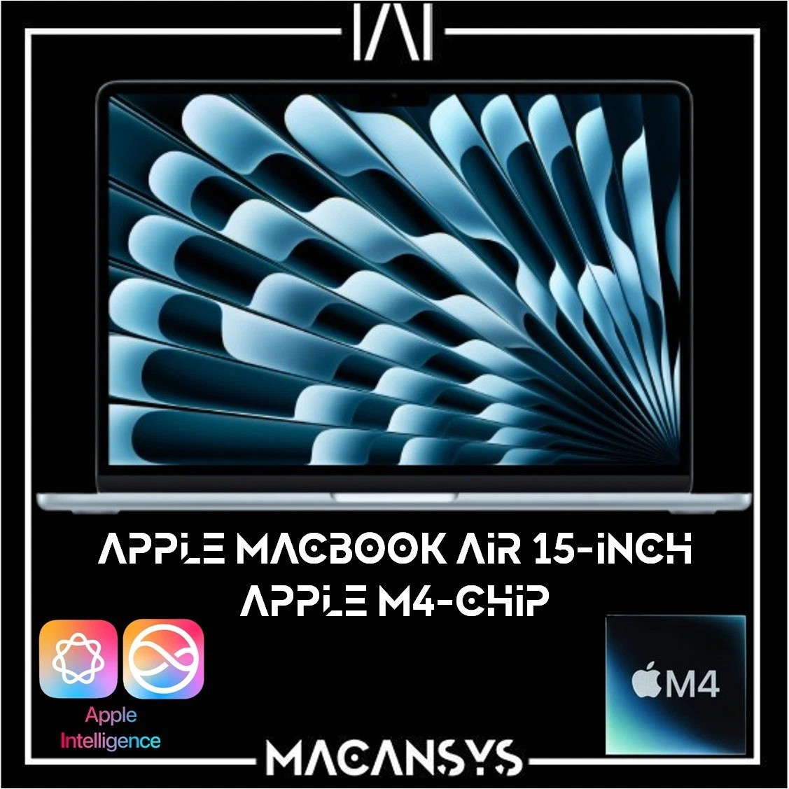 Apple MacBook Air 15 inch 2025 M4 10C CPU 10C GPU 16 GB 512 GB MC7C4B/A Sky Blue