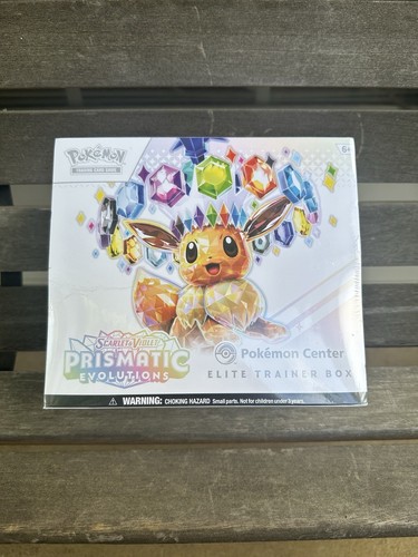 Prismatic Evolutions Pokemon Center Elite Trainer Box ETB - Factory Sealed