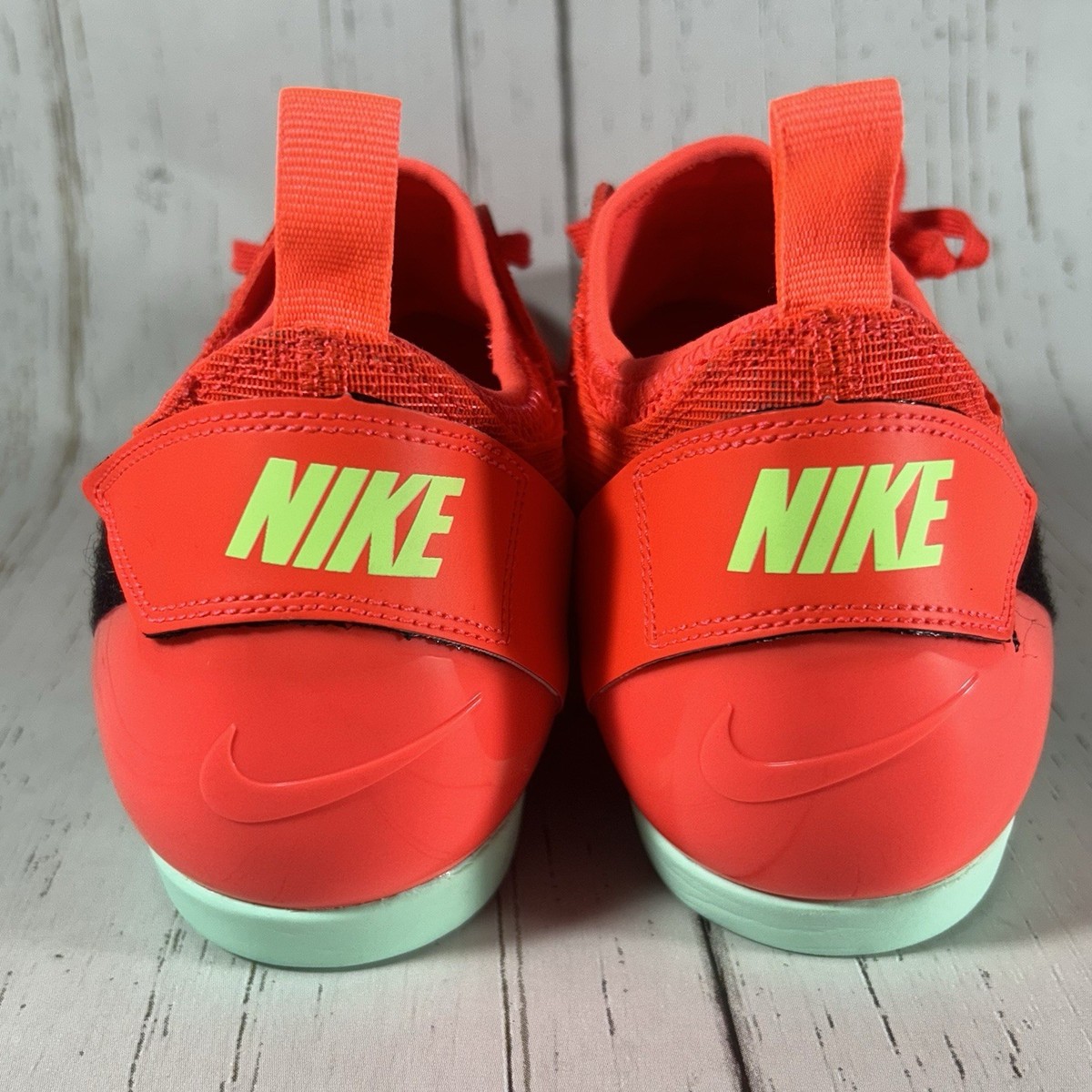 Nike Zoom Pole Vault Elite Track Shoes Coral Crimson Men display picture 3