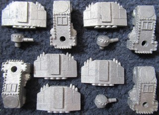 1992 Epic Imperial Space Marine Thunderhawk Gunship x3 Citadel 6mm 40K Warhammer