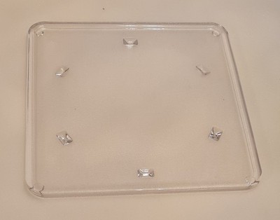 acropal GLASPLATTE 37,5 x 27.,5 cm für Moulinex Micro-Chef FM30 Microwellengerät