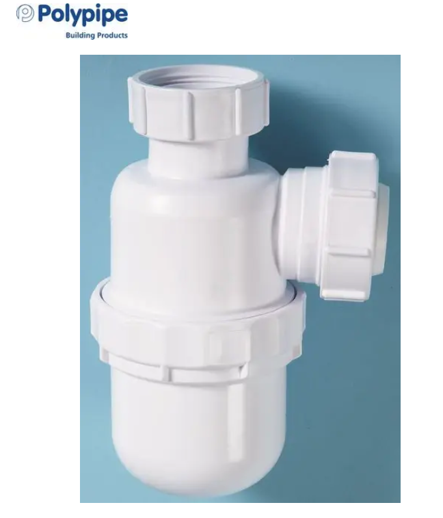 Polypipe 415.125 - Terrain Traps 32mm Bottle Trap - Resealing White