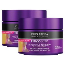 Image of 2x John Frieda Frizz Ease Miraculous Recovery deep conditioner hair mask 2x250ml
