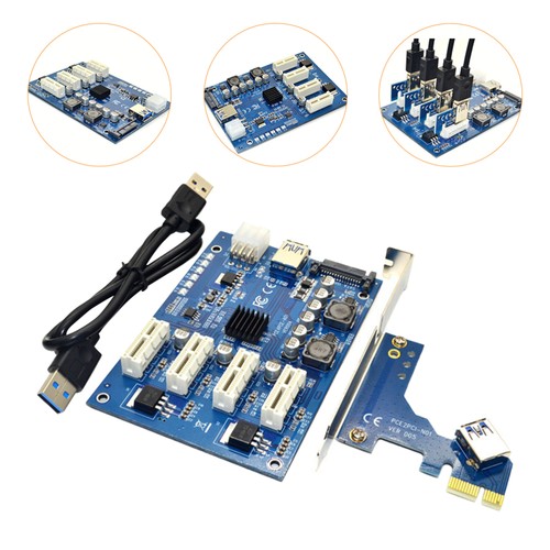 PCI-E-Adapterkarte PCI-Express-Extender PCI-Express-Erweiterungsadapter - 第 5/12 張圖片