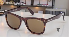 Tom Ford Kevyn FT1099 52J Plastic Dark Havana Roviex 52 mm Men's Sunglasses