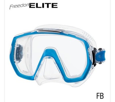 Tusa Freedom Elite Mask - Fish Tail Blue; Dive Masks; M-1003-FB