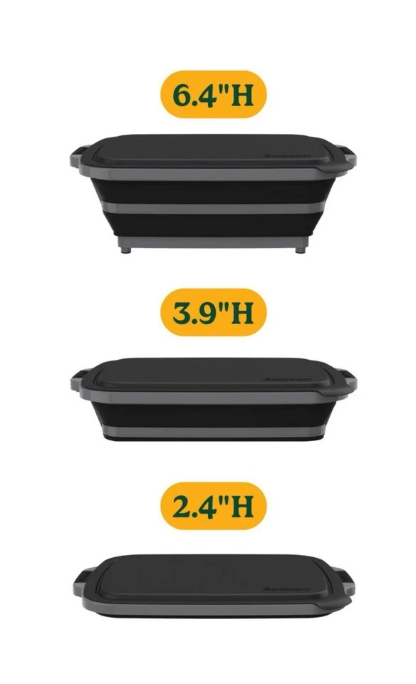 Prep Tray Cuisinart 4-in-1 Expandable Prep and Serve Tub,Kitchen,BBQ,Utensils