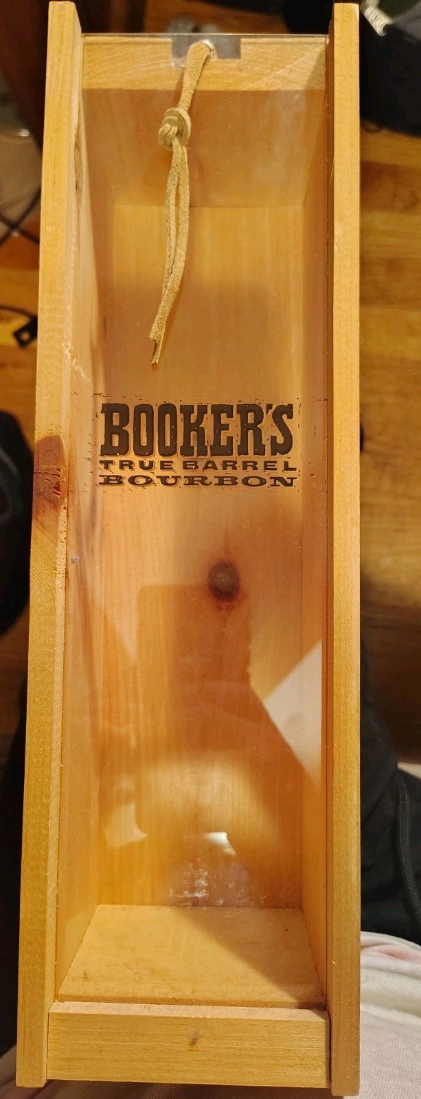 Booker’s True Barrel Bourbon Wooden Display Box