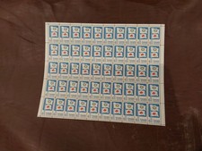 Canada Stamp Sheet/Pane - 1969  6-cent Canada Games, Pane of 50 Stamps(SC 500)