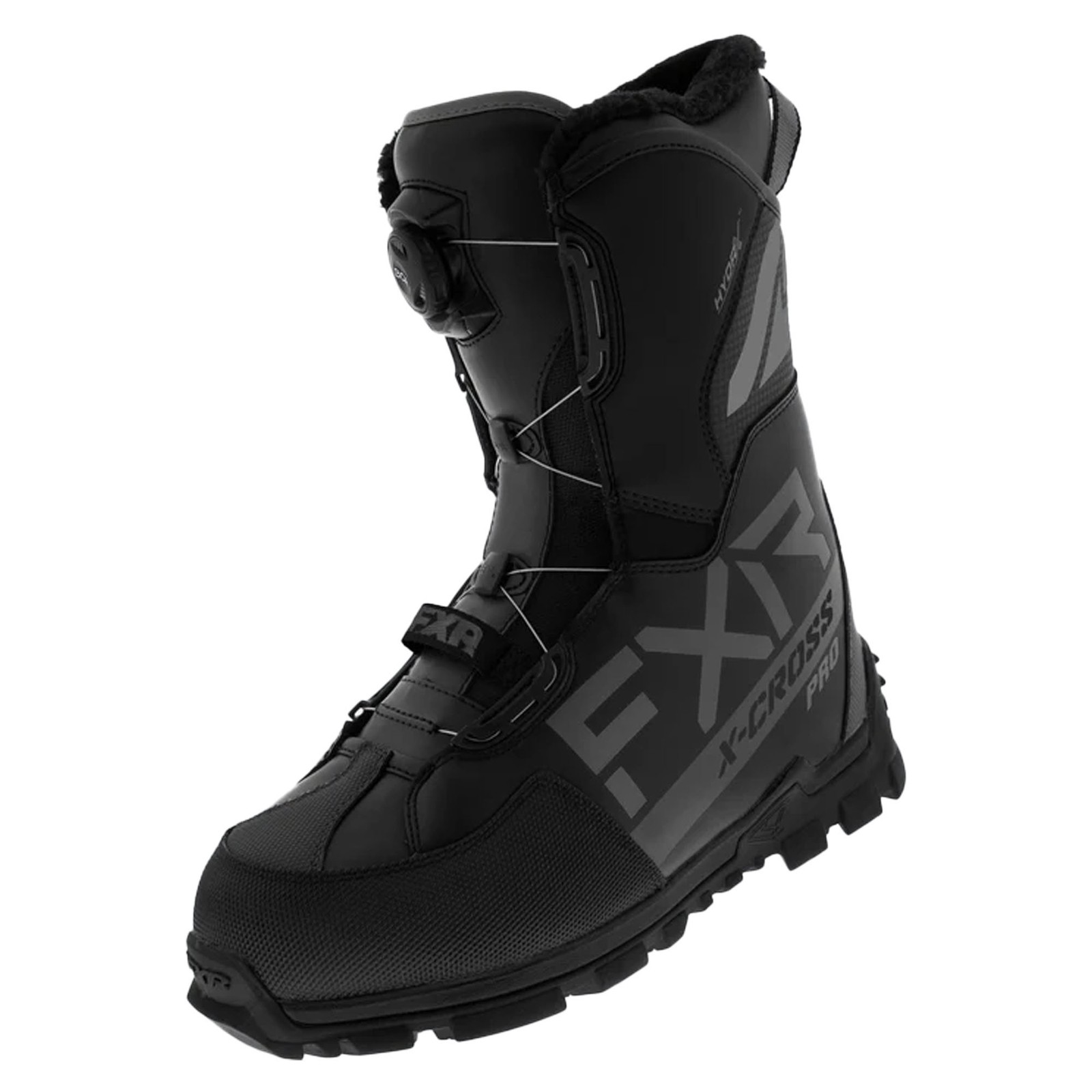 FXR X-Cross Pro BOA Waterproof Insulated Snow Boots Black Ops Fixed Liner