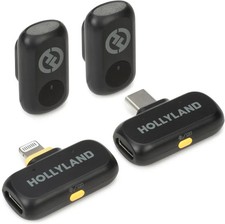 Hollyland LARK A1 Combo Digital Wireless Microphone System - Space Gray