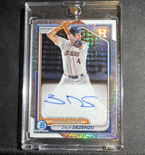 Topps 2024 Bowman Chrome Zach Dezenzo Astros #BMA-ZD Mojo Auto